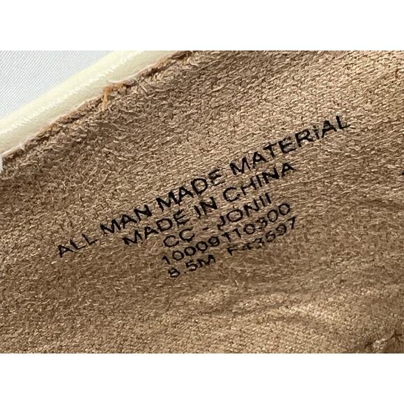 Charter Club Jonip Ivory Laser Cut Faux Leather Espadrilles 8.5 - Picture 8 of 8